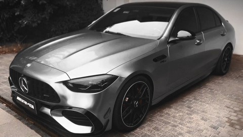 奔驰液态水银灰，把我直接看呆了