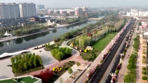 千城胜景｜河北灵寿：松阳河畔春意浓